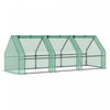 Outsunny 106\" X 36\" X 36\" Portable Mini Greenhouse Tunnel Growing Tent Plants Flower Warm House W/ Z