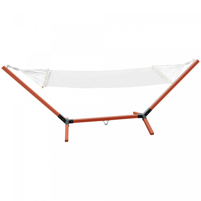 Outsunny 130\" X 47\" Hammock With Stand, Outdoor Hammock Camping Bed, Freestanding Lounge Chair With 