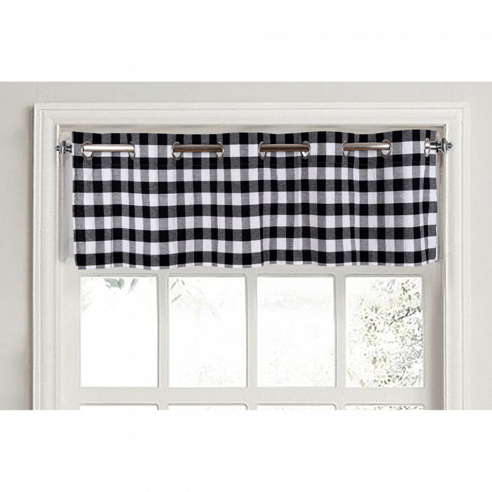 Window Topper 17\" x 72\" White Buffalo Drapes and Blinds