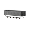 Umbra Estique Organizer Wall Hooks - Black and Walnut