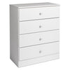Astrid 4-Drawer Dresser - White