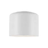 Dainolite Emilia 1 Light Flush Mount Matte White Shade Lamp
