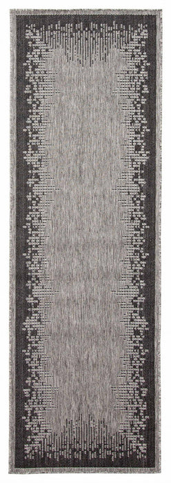 Edge Grey Area Rug - 2'8\" x 8'2\"