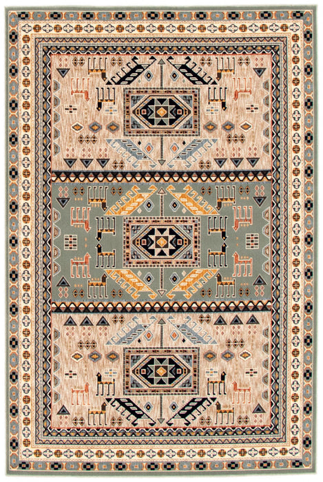 Quincy Teal Area Rug - 7'10\" x 10'2\"