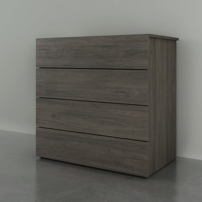 Nordika 4-Drawer Chest - Bark Grey 
