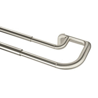 Umbra Twilight Matte Nickel Expandable Double Blackout 3/4