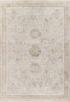 Eleanor Traditional 7'10\" x 10'10\" Area Rug in Grey Indoor Area Rug 