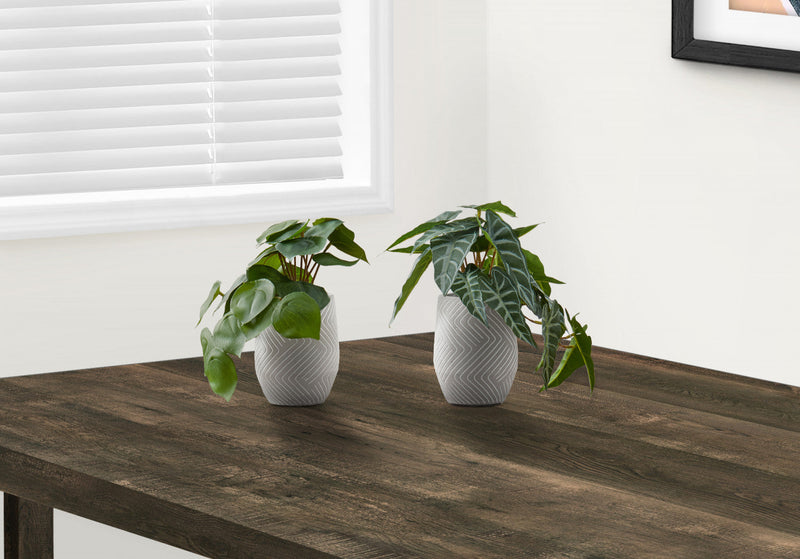 Alocasia 8\" Artificial Plant - Set of 2