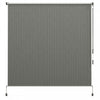 Outsunny Outdoor Roller Shade, 6' X 6' Patio Door Blinds, Dark Grey