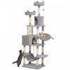 Pawhut Cat Tower, 81\" Cat Tree For Large Cats Adult W/ Scratching Posts, Scratching Board, Cat Condo
