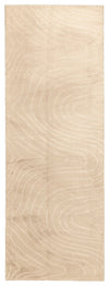 Somos Contemporary Beige Washable Rug 2'8\" x 8'0\" Indoor Area Rug 