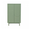 Ella Modern 32\" Accent Cabinet in Sage Green 