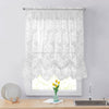 Habitat Limoges White Sheer Rod Pocket Balloon Curtain - 55 x 63