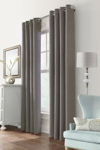 Rockhampton Taupe Grommet Curtain Panel - 52