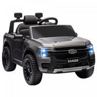 Qaba Ford Ranger Licensed 12v Powered Ride-On Car With Rear Storage, Battery Powered Kids Electric C