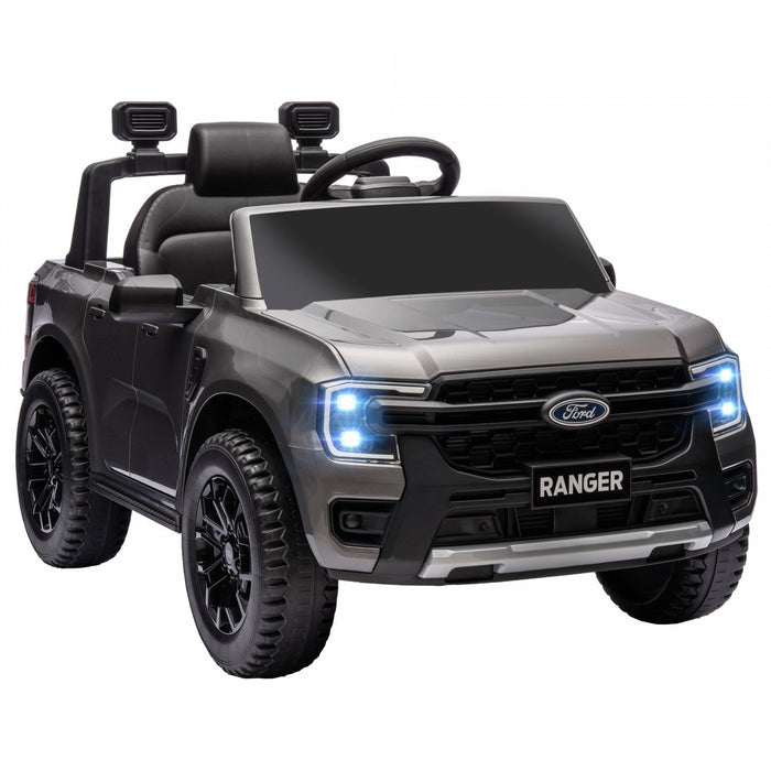 Qaba Ford Ranger Licensed 12v Powered Ride-On Car With Rear Storage, Battery Powered Kids Electric C