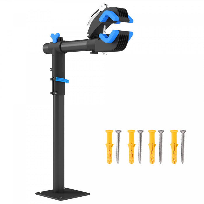 Homcom Bike Repair Stand, Wall Mount Bicycle Maintenance Rack Workstand