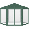 Outsunny Φ13' Hexagon Party Tent Patio Gazebo Outdoor Activity Event Canopy Quick Sun Shelter Pavili