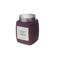 13.2 Oz Luxe Scented Square Candle with Lid Champagne Petals - Set of 2