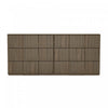 Clive Mid-Century Modern 72\" Dresser in Walnut Brown and Gold (6-Drawer) 