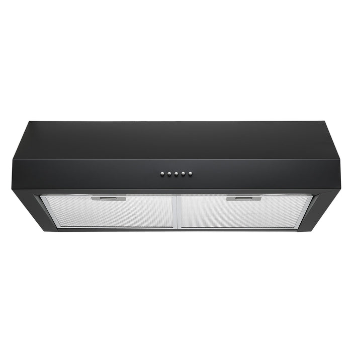 Ancona 30\" Ducted Under Cabinet Range Hood - AN-18041BLK 