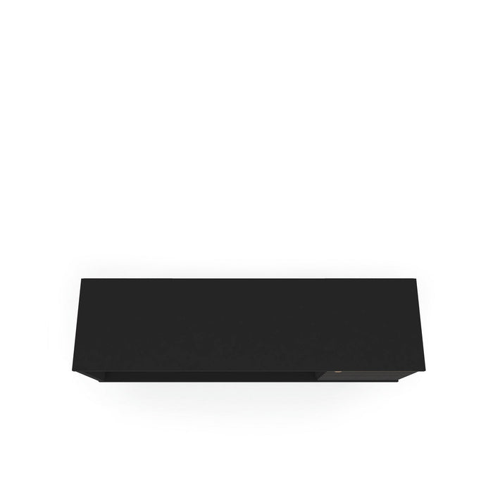Manhattan Comfort Liberty 53.14\" Mid-Century Modern TV Stand with 5 Shelves & 1 Door - Black
