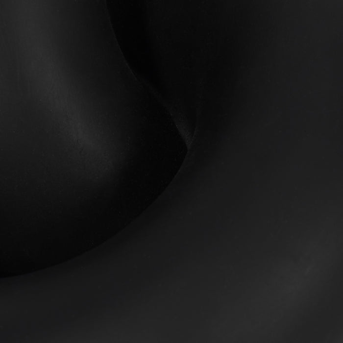 9\" Resin Knot Decor - Black 
