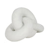 9\" Resin Knot Decor Rough Finish - White 