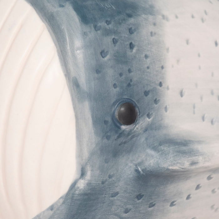 8\" Blue Whale Decor - Blue and White 