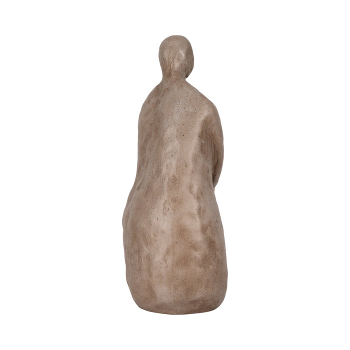Resin 10\" Parent and Child - Brown
