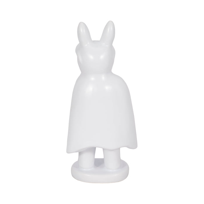 Ceramic 10\" Super Dog - White