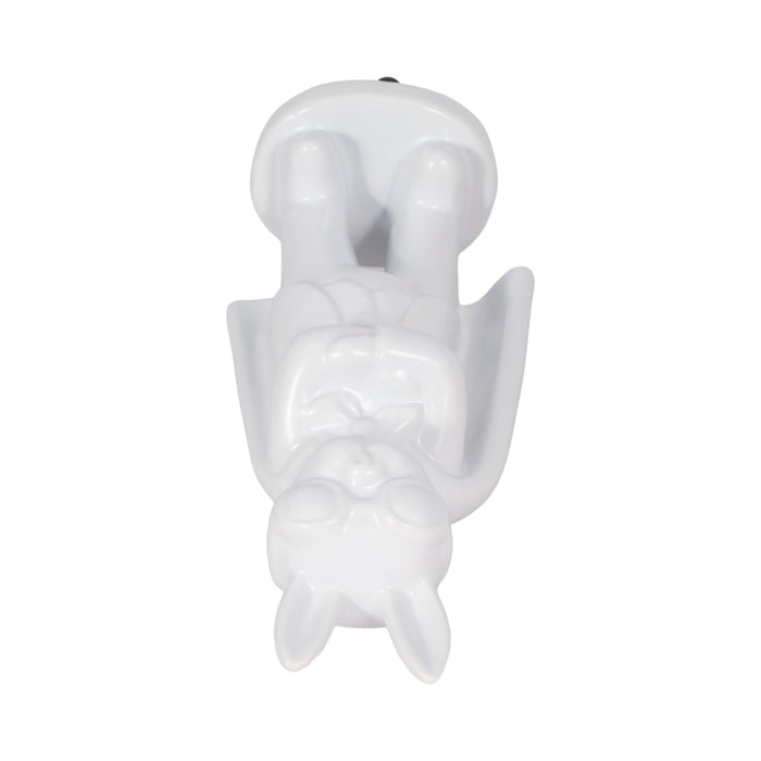 Ceramic 10\" Super Dog - White
