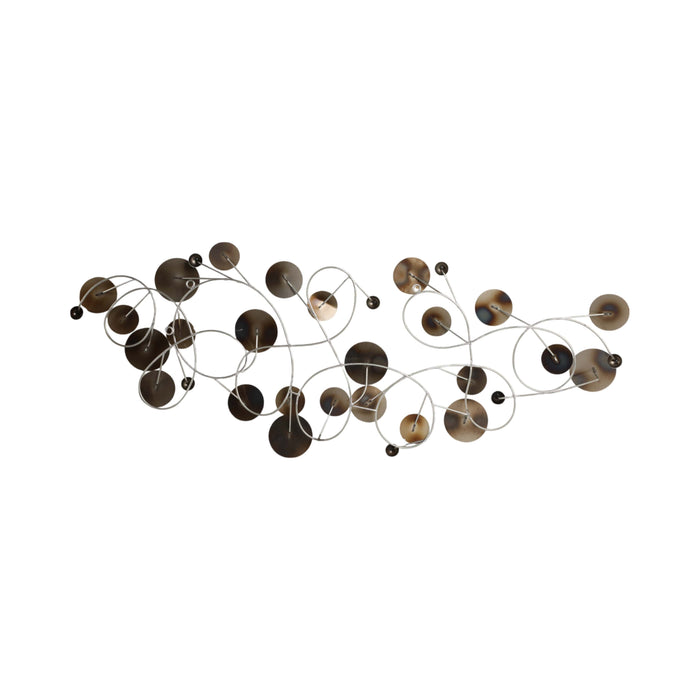 Metal 47\" Small Discs Wall Decor 