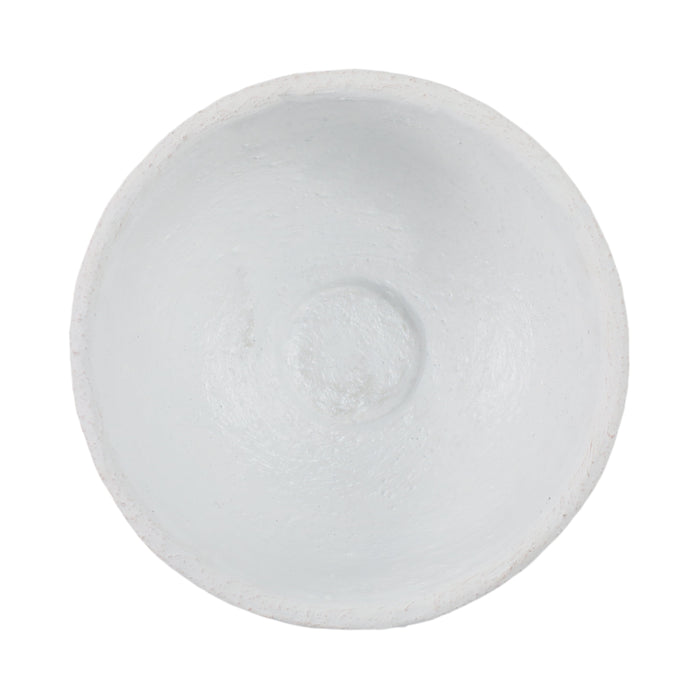 12\" x 12\" Textured Bowl - White 