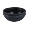 12\" x 12\" Textured Bowl - Black 