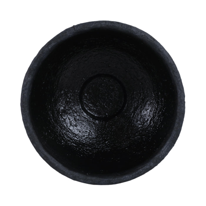 12\" x 12\" Textured Bowl - Black 