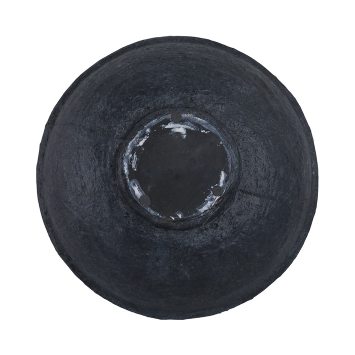 12\" x 12\" Textured Bowl - Black 