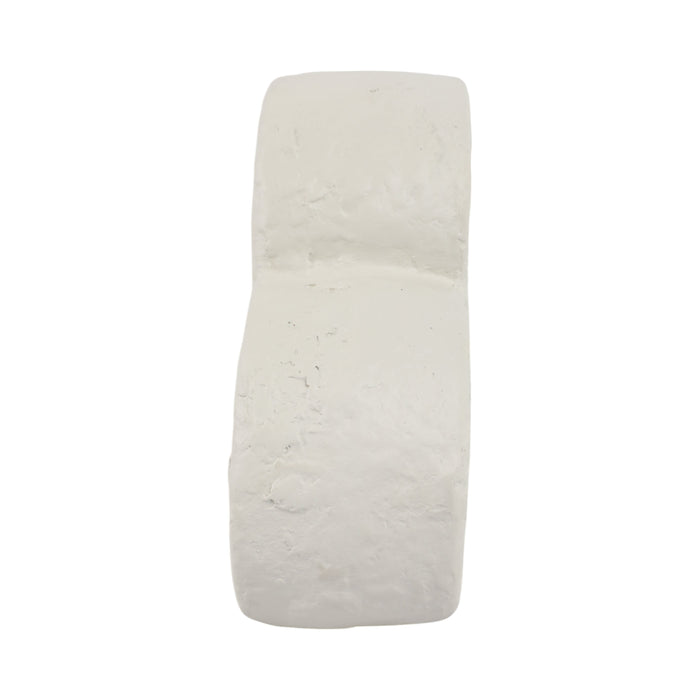 8\" Textured Ecomix Heart - Ivory 