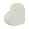 8\" Textured Ecomix Heart - Ivory 