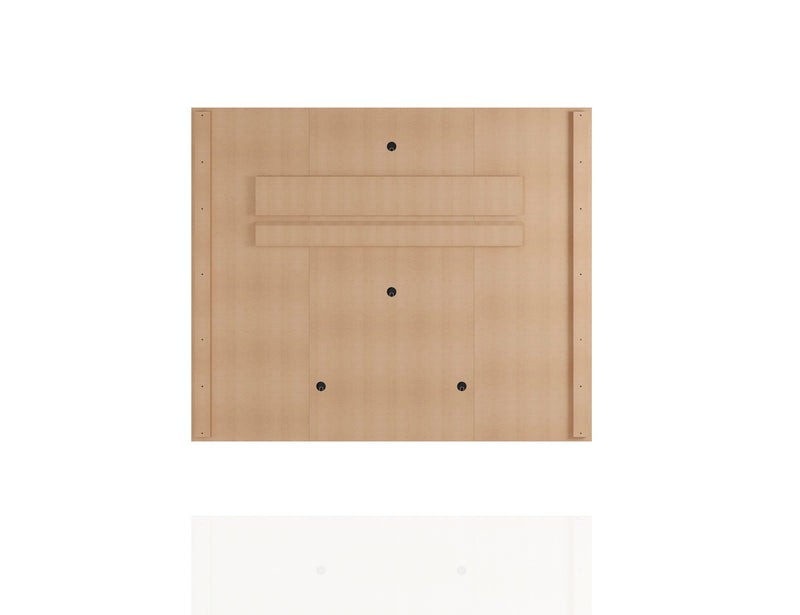 Manhattan Comfort Plaza 64.25\" Modern Floating Wall Entertainment Center with Display Shelves - Off White
