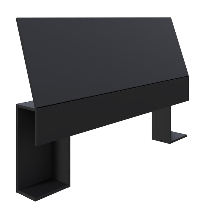Nordika Full Panel Headboard - Black 