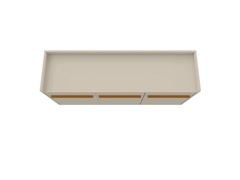 Manhattan Comfort Bradley 53.54” Buffet Stand with 4 Shelves - Off White