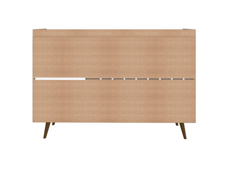 Manhattan Comfort Bradley 53.54” Buffet Stand with 4 Shelves - Black