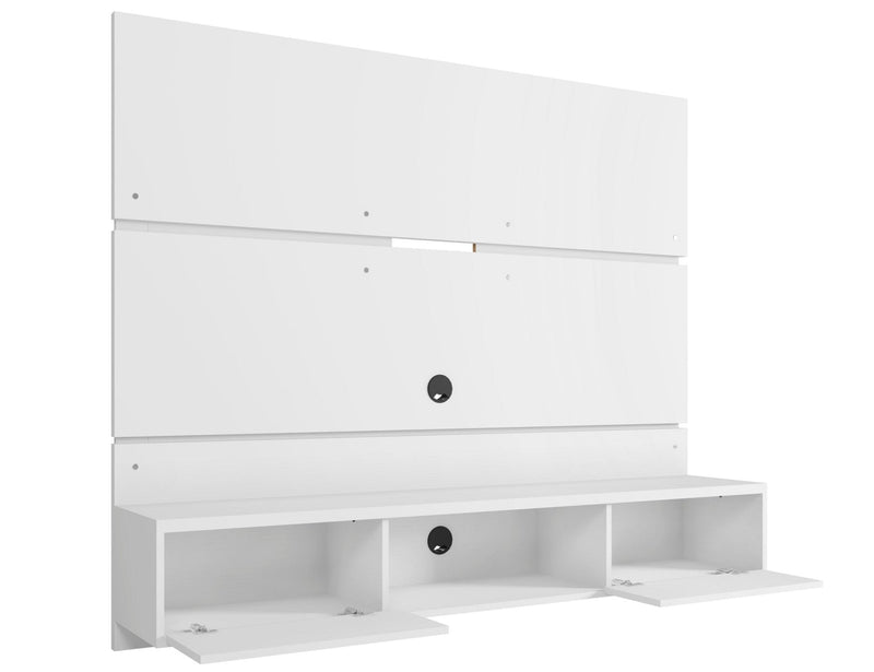 Manhattan Comfort Vernon 62.99\" Floating Wall Entertainment Center - White