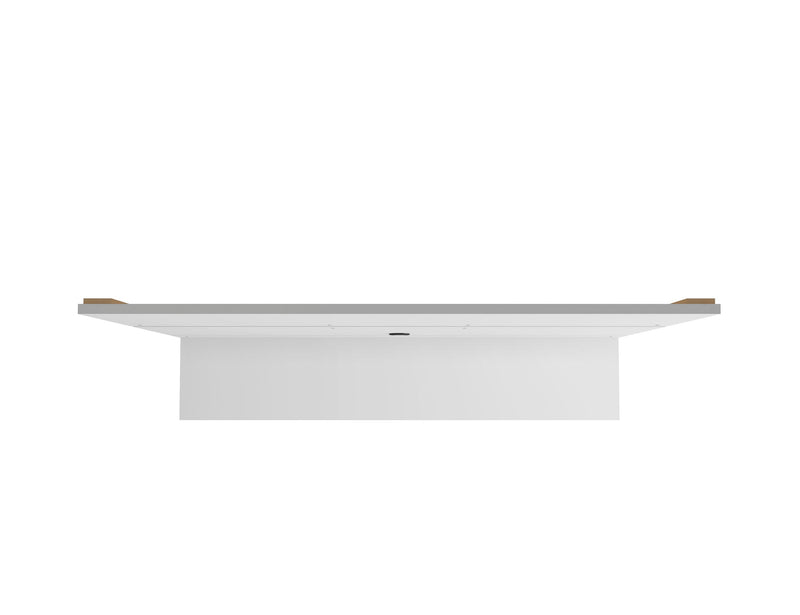 Manhattan Comfort Vernon 62.99\" Floating Wall Entertainment Center - White