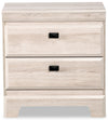 Yorkdale Bedside 2-Drawer Nightstand, 23.5\"W x 24.7\"H, Made in Canada - White 