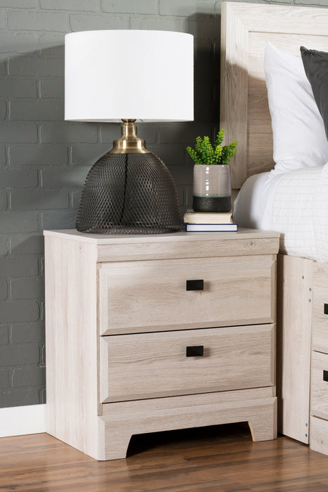 Yorkdale Bedside 2-Drawer Nightstand, 23.5\"W x 24.7\"H, Made in Canada - White 