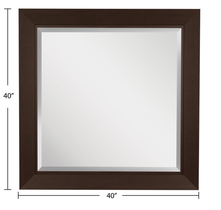 Yorkdale Bedroom Dresser Mirror, Made in Canada - Brown 
