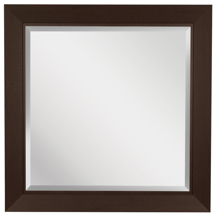 Yorkdale Bedroom Dresser Mirror, Made in Canada - Brown 