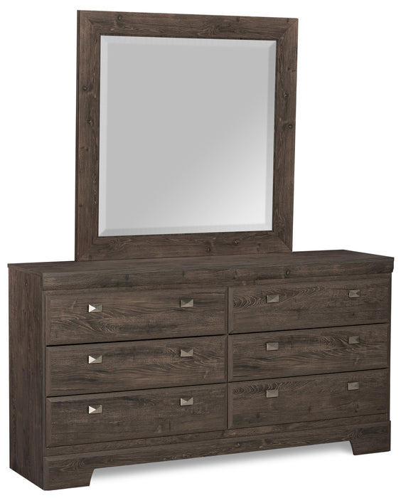 Yorkdale Grey Mirror